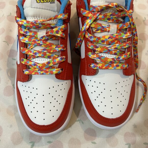 Nike Dunk Low Lebron James Fruity Pebbles Sneakers - Picture 3 of 7